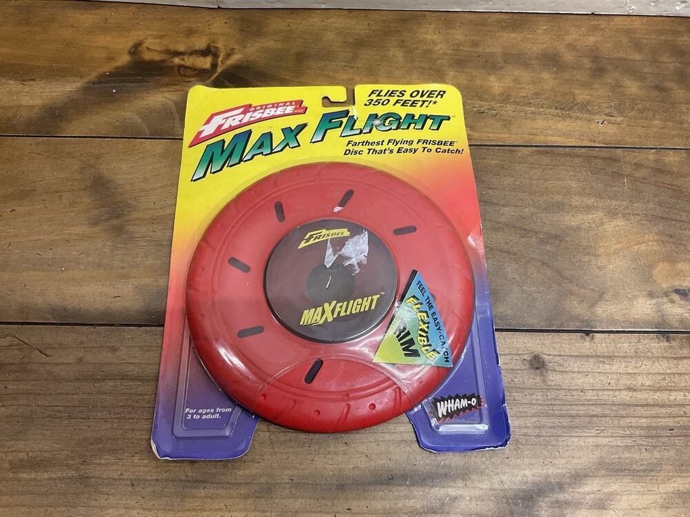 Vintage Wham-O Max Flight Frisbee Disc – Original Packaging (1990s)